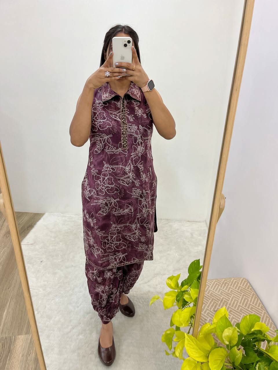 Monsoon Special PV Cotton Western Cord Set (Sleeveless Kurta With Pathani Pant) - LAASYNA