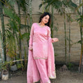 EID Special Designer Farsi Salwar Set With Dupatta – Fendi Satin Silk Ethnic Wear - LAASYNA