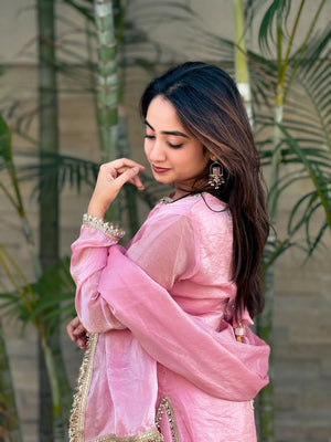 EID Special Designer Farsi Salwar Set With Dupatta – Fendi Satin Silk Ethnic Wear - LAASYNA