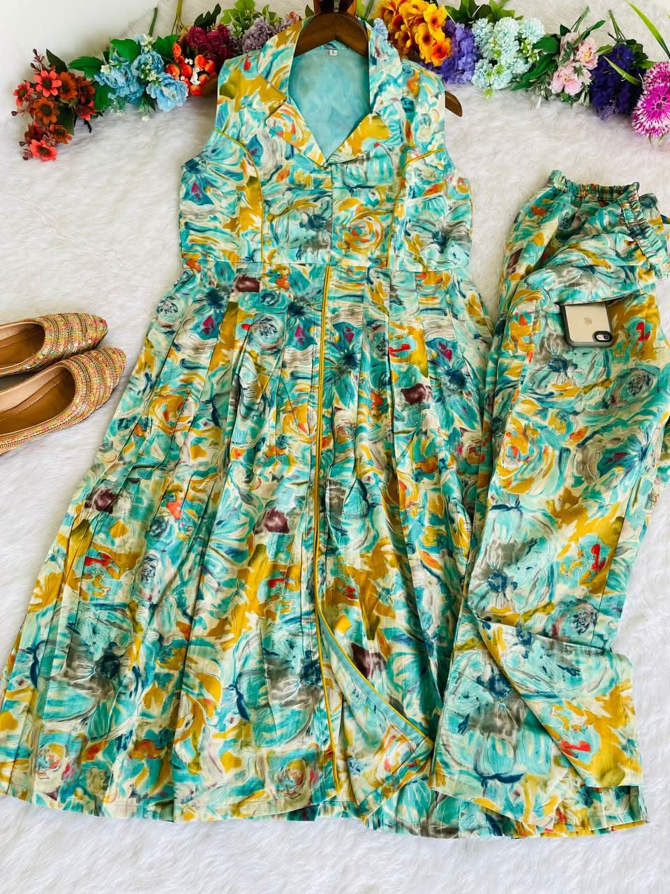 Summer Special PV Cotton Western Cord Set With 2 Side Pocket Pant - LAASYNA