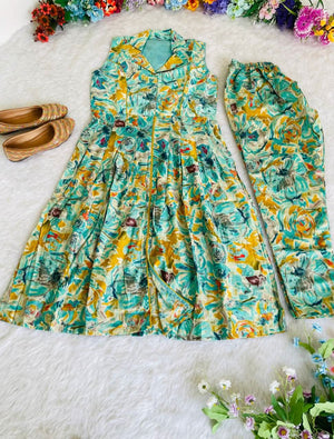 Summer Special PV Cotton Western Cord Set With 2 Side Pocket Pant - LAASYNA